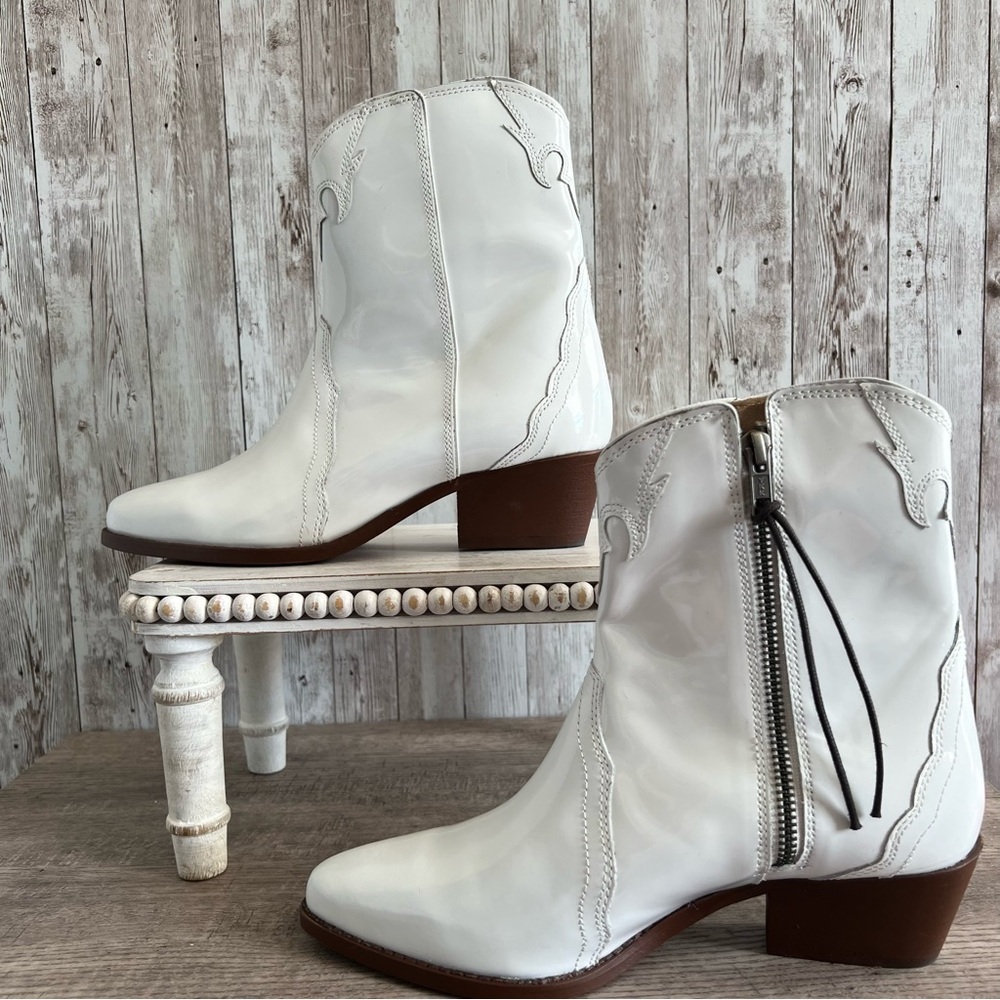 FREE PEOPLE WOMEN'S NEW FRONTIER WESTERN BOOTS NWOB COACHELLA CONCERT 7.5 - Picture 2 of 6
